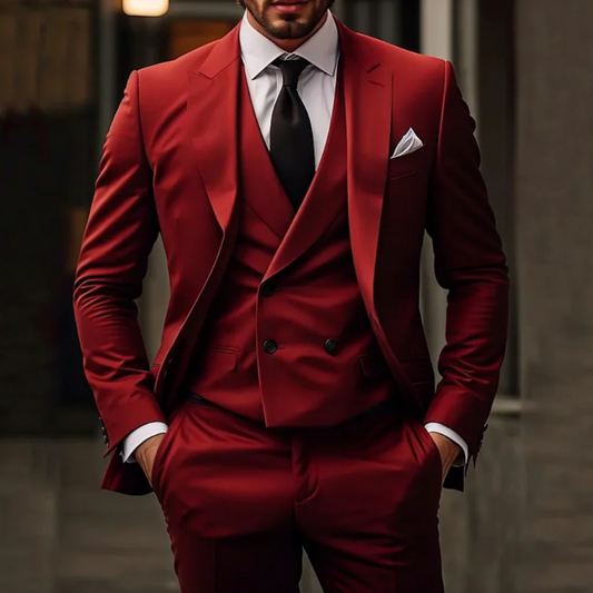Herren luxuriöser klassischer Anzug für Business und formelle Anlässe