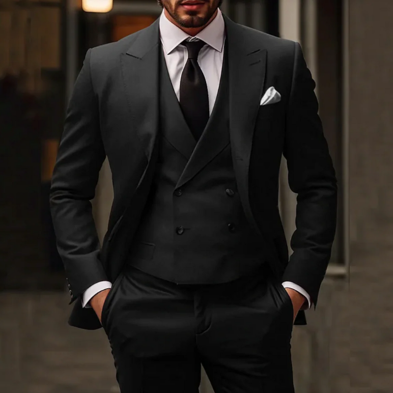 Herren luxuriöser klassischer Anzug für Business und formelle Anlässe