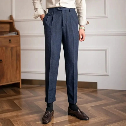 Herren Moderne Gerade Hose für elegante und vielseitige Outfits im Alltag und Beruf