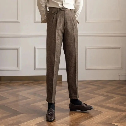 Herren Moderne Gerade Hose für elegante und vielseitige Outfits im Alltag und Beruf