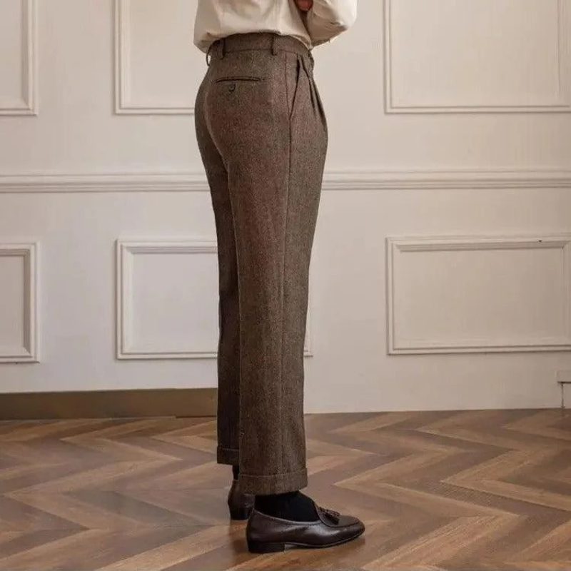 Herren Moderne Gerade Hose für elegante und vielseitige Outfits im Alltag und Beruf