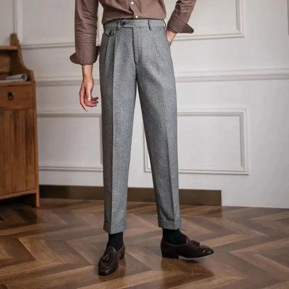Herren Moderne Gerade Hose für elegante und vielseitige Outfits im Alltag und Beruf