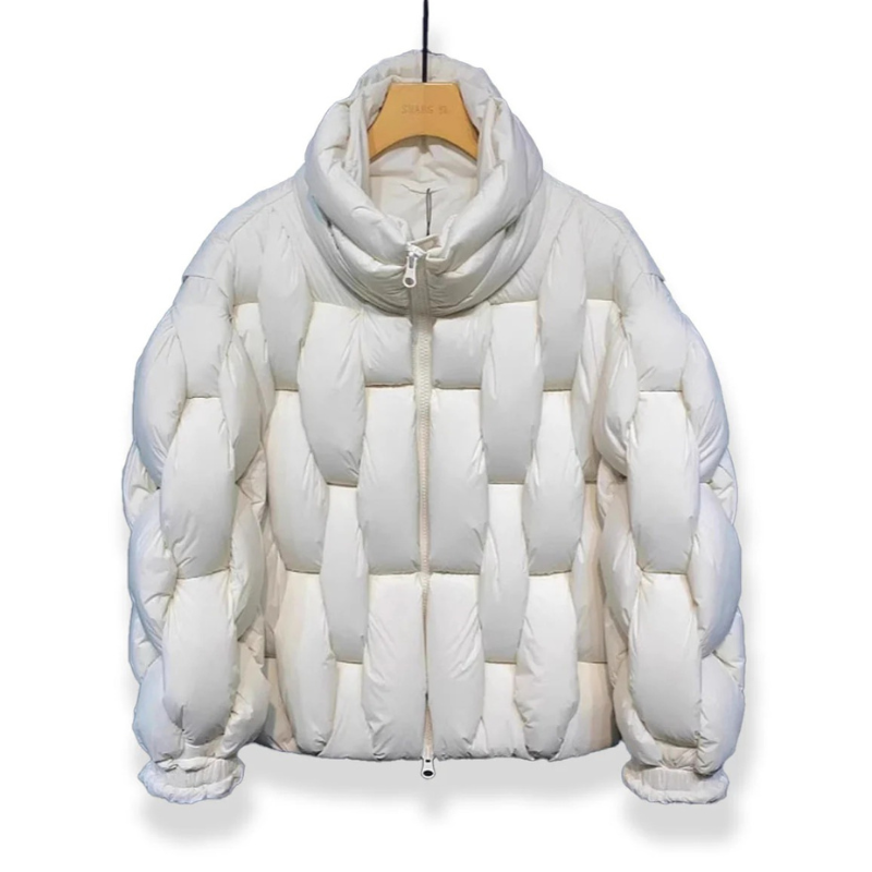 Herren moderne trendige Steppjacke in stilvollem Design für Alltag und Freizeit.