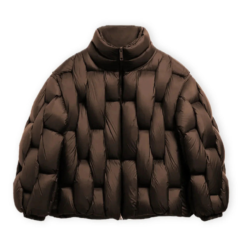 Herren moderne trendige Steppjacke in stilvollem Design für Alltag und Freizeit.
