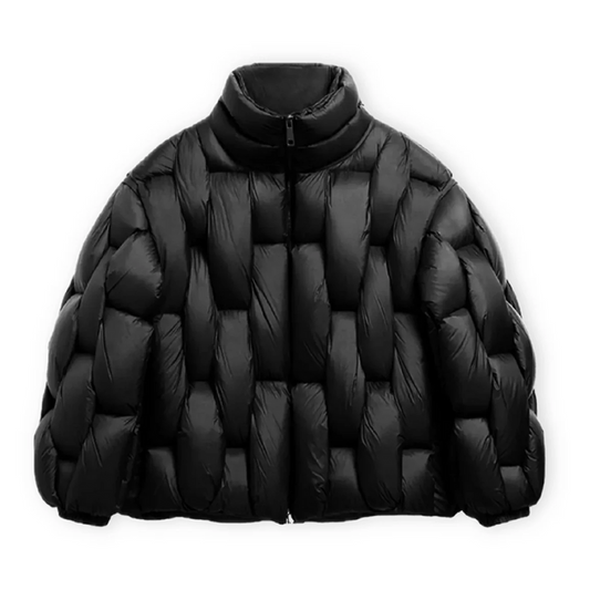 Herren moderne trendige Steppjacke in stilvollem Design für Alltag und Freizeit.