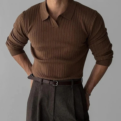 Herren Modernes Leinen-Look Hemd mit strukturierter Optik für stilvolle Outfits zu verschiedenen Anlässen