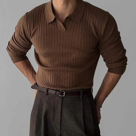 Herren Modernes Leinen-Look Hemd mit strukturierter Optik für stilvolle Outfits zu verschiedenen Anlässen