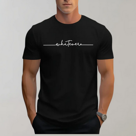 Herren modernes Statement-T-Shirt mit klassischem Schnitt und markantem Stil.