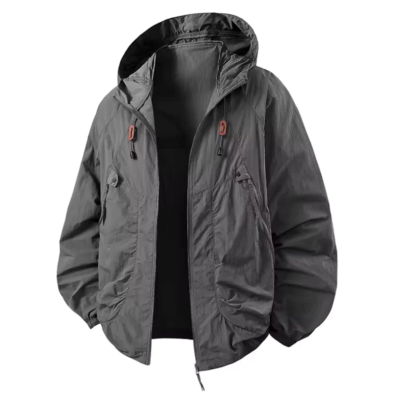 Herren Outdoor-Windbreaker mit sportlichem Design und windabweisendem Schutz