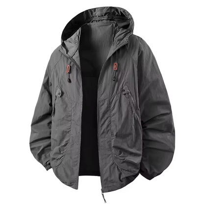 Herren Outdoor-Windbreaker mit sportlichem Design und windabweisendem Schutz