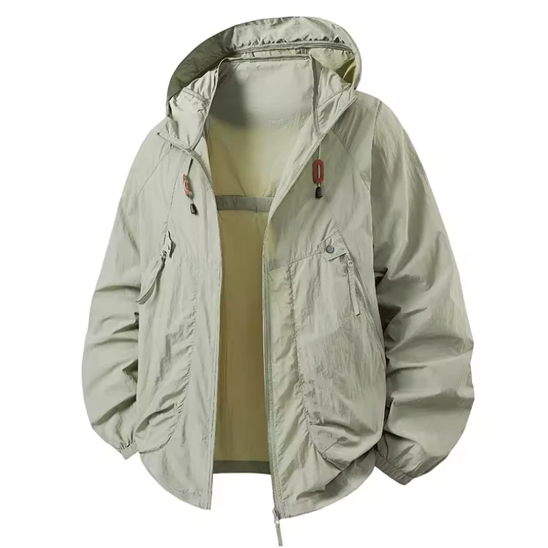 Herren Outdoor-Windbreaker mit sportlichem Design und windabweisendem Schutz