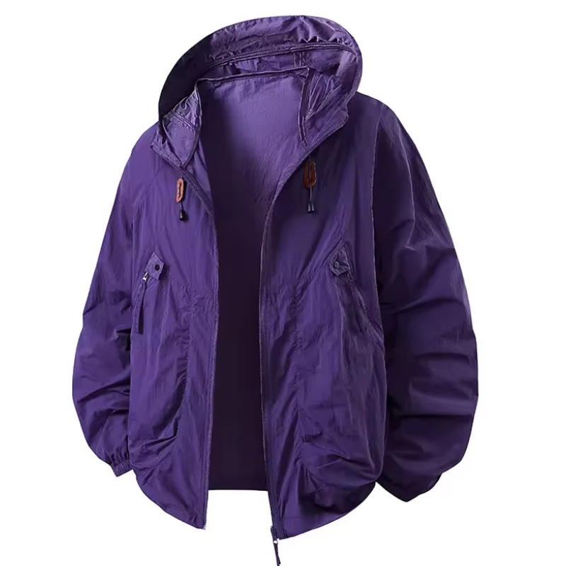 Herren Outdoor-Windbreaker mit sportlichem Design und windabweisendem Schutz