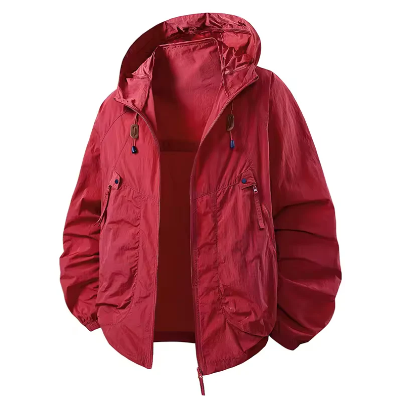Herren Outdoor-Windbreaker mit sportlichem Design und windabweisendem Schutz