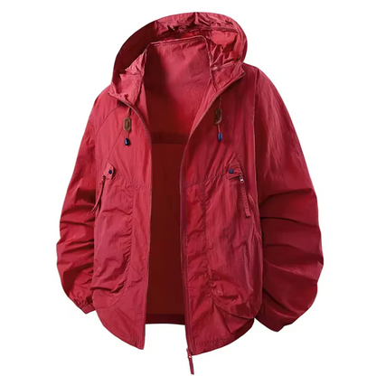 Herren Outdoor-Windbreaker mit sportlichem Design und windabweisendem Schutz