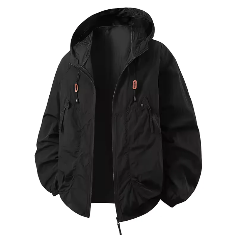 Herren Outdoor-Windbreaker mit sportlichem Design und windabweisendem Schutz