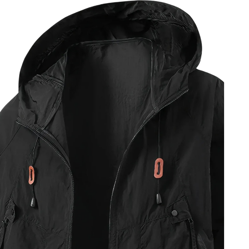 Herren Outdoor-Windbreaker mit sportlichem Design und windabweisendem Schutz