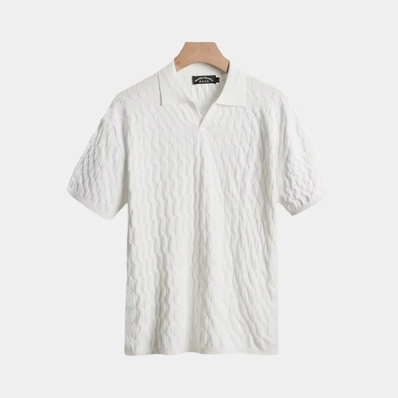 Elegantes Herren Poloshirt im Old-Money-Stil für einen stilvollen Auftritt