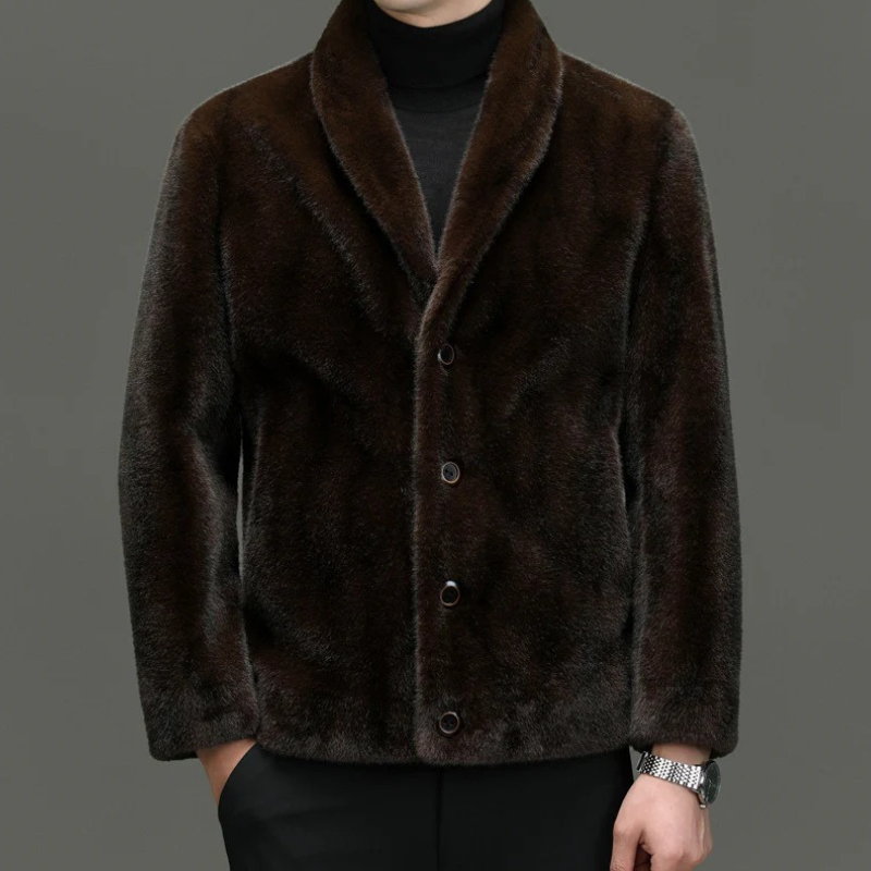Herren-Premium-Warm-Softjacke im eleganten und modernen Design.
