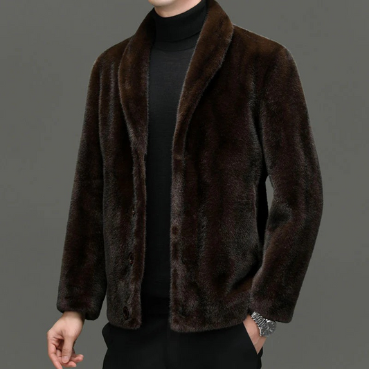 Herren-Premium-Warm-Softjacke im eleganten und modernen Design.