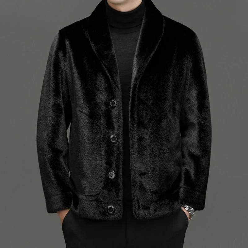 Herren-Premium-Warm-Softjacke im eleganten und modernen Design.