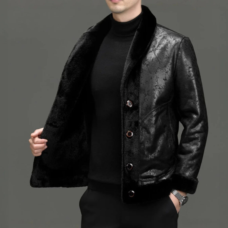 Herren-Premium-Warm-Softjacke im eleganten und modernen Design.