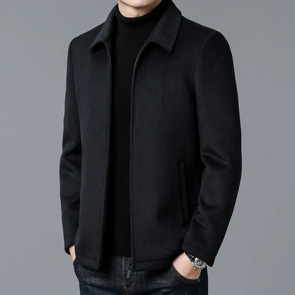 Herren raffinierte Zip-Up Jacke mit zeitlosem Design und praktischem Reißverschluss