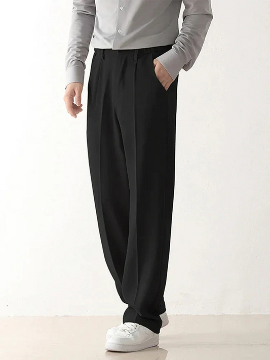 Herren Relaxed Fit Formal Hose mit klassischem Schnitt für Büro und Freizeit