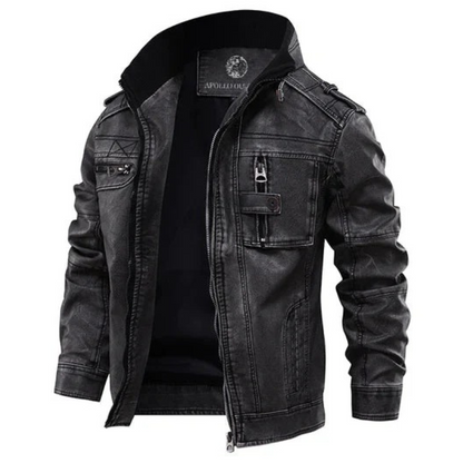 Herren schwarze stylische Jacke in modernem Design