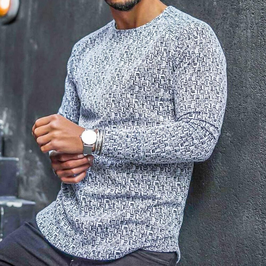 Moderner Herren Slim-Fit Pullover mit stilvoller Passform, ideal für Alltag und Freizeit.