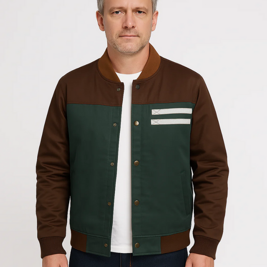 Herren stilvolle Bomberjacke mit modernem Design für Alltag und Freizeit