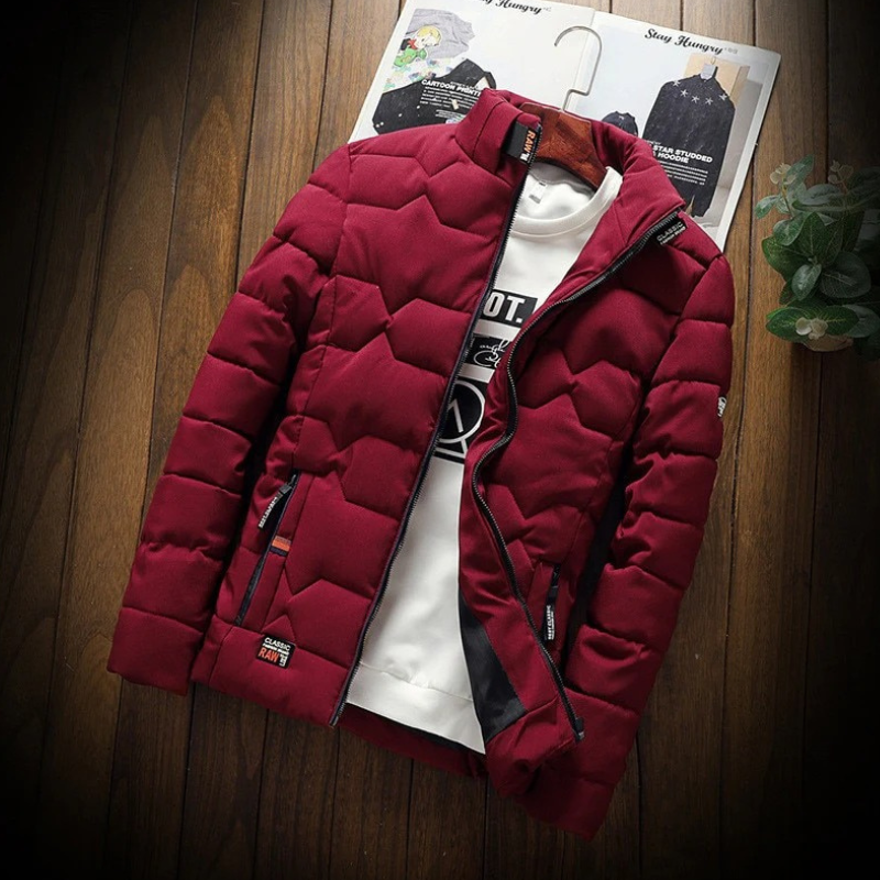 Herren stilvolle Steppjacke mit modernem und zeitlosem Design für Alltag und Freizeit