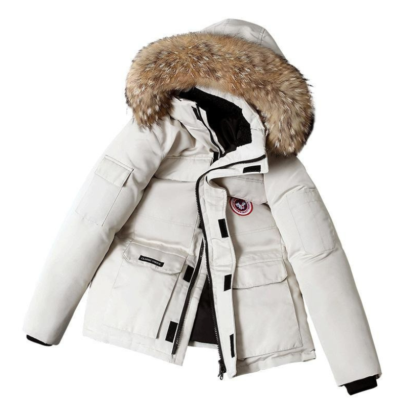 Herren stilvoller Winterparka, eleganter warmer Parka für kalte Wintertage.