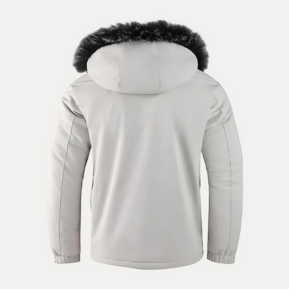 Stylische Winter-Daunenjacke für Herren mit modernem Design und zuverlässigem Kälteschutz