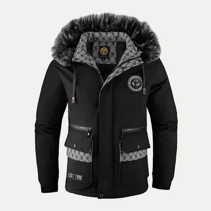 Stylische Winter-Daunenjacke für Herren mit modernem Design und zuverlässigem Kälteschutz