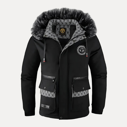 Stylische Winter-Daunenjacke für Herren mit modernem Design und zuverlässigem Kälteschutz