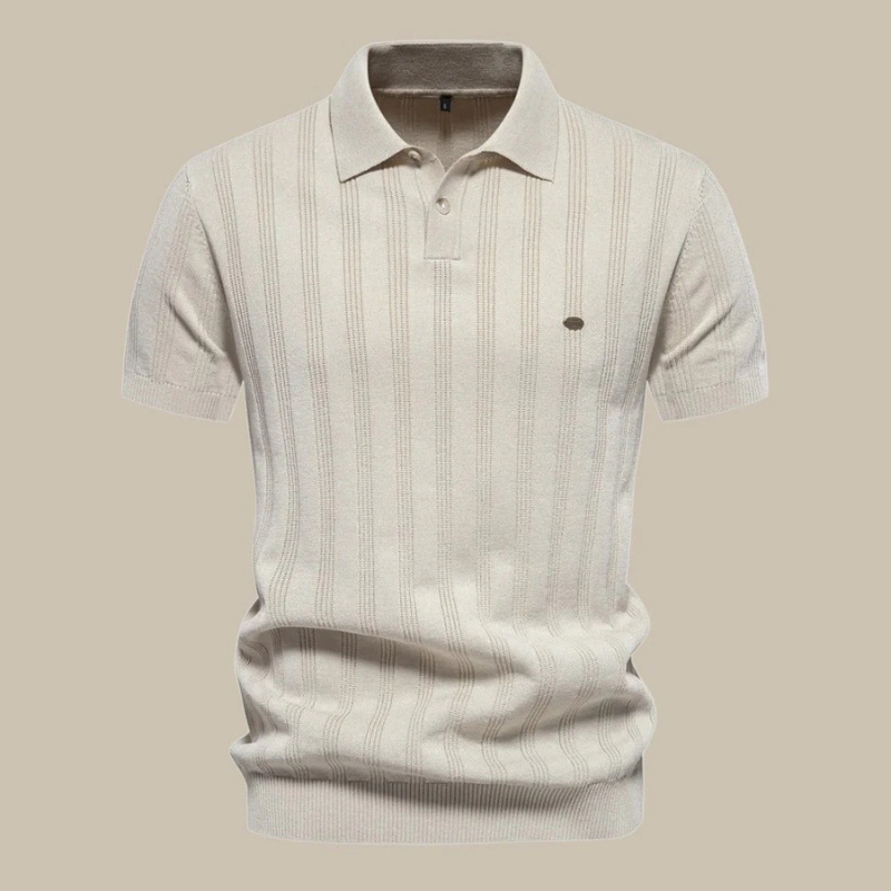 Herren stylisches Poloshirt mit kurzem Ärmel und modernem Schnitt

