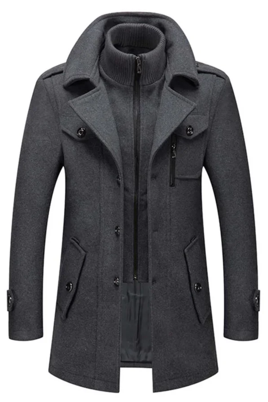 Herrenjacke im modernen Design für kühle Tage, ideal für Freizeit und Alltag