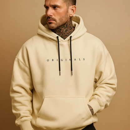 Herren trendiger Hoodie mit modernem Design für stilvolle Freizeit- und Alltagslooks.
