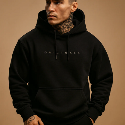 Herren trendiger Hoodie mit modernem Design für stilvolle Freizeit- und Alltagslooks.