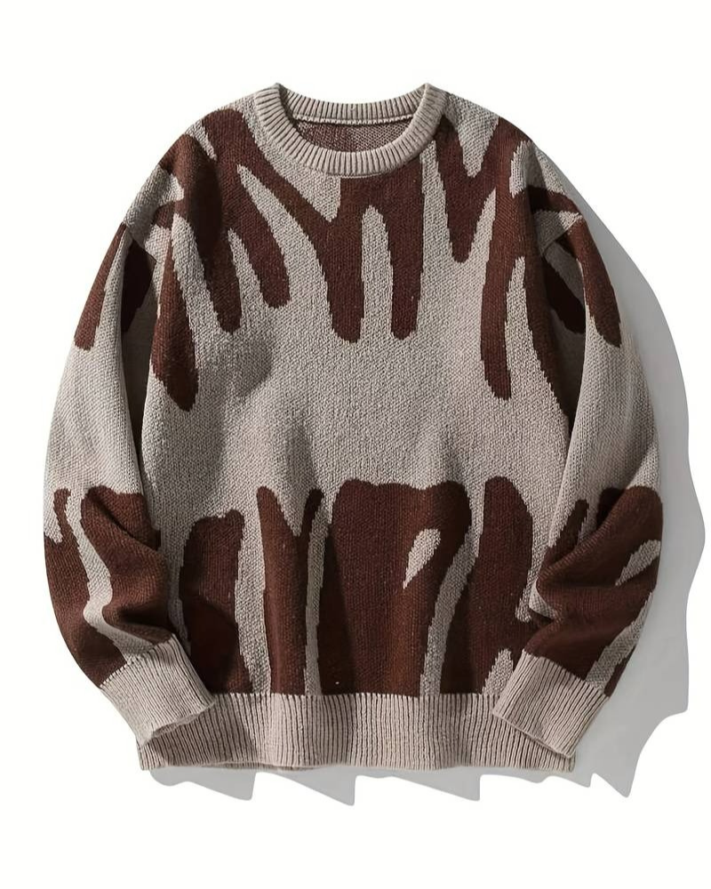Herren Urbaner Gemütlicher Pullover mit modernem Design und hohem Tragekomfort.