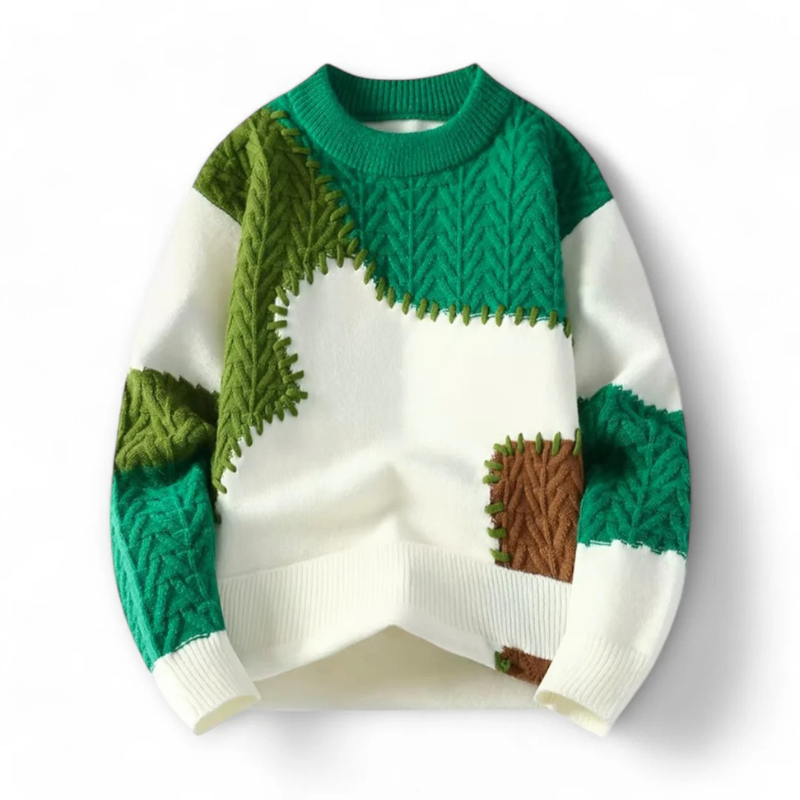 Herren urbaner trendiger Pullover mit modernem Schnitt und vielseitigem Stil
