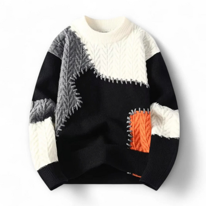 Herren urbaner trendiger Pullover mit modernem Schnitt und vielseitigem Stil