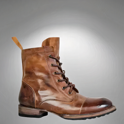 Herren-Vintage-Stiefeletten im klassischen zeitlosen Design