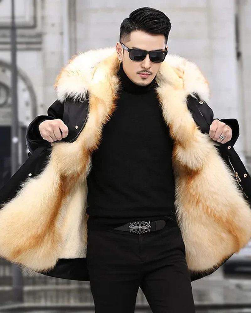 Herren warme weiche Jacke in modernem Stil, ideal für kalte Tage und hohen Tragekomfort.
