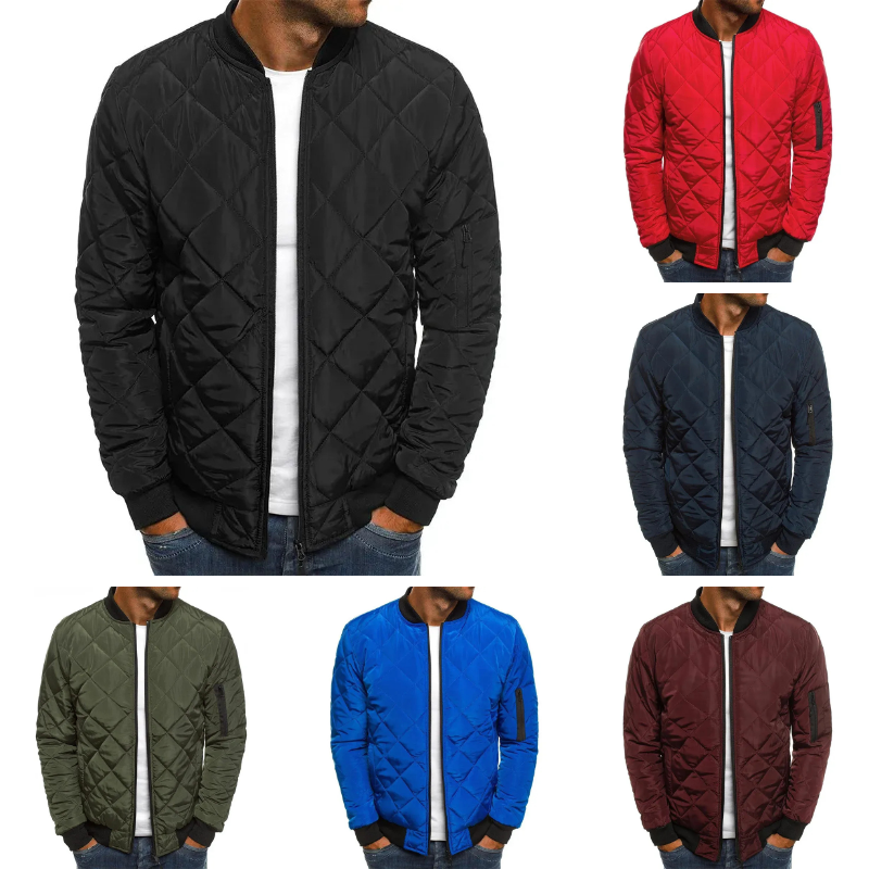 Herren warme Winterjacke in klassischem und stilvollem Design