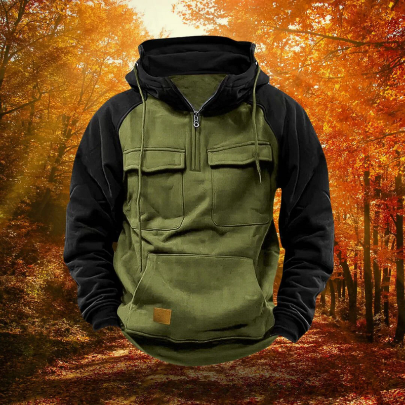Herren warmer Outdoor-Pullover für Freizeit und Aktivitäten im Freien