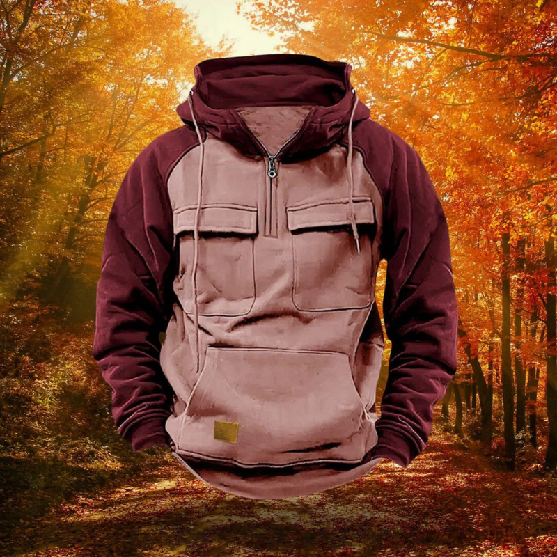 Herren warmer Outdoor-Pullover für Freizeit und Aktivitäten im Freien