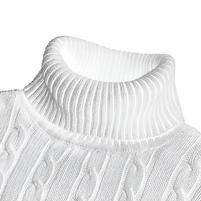 Herren Rollkragenpullover in klassischem Design für kalte Tage