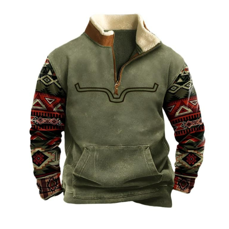  Herren warmer Vintage-Pullover in klassischem Stil für Herbst und Winter