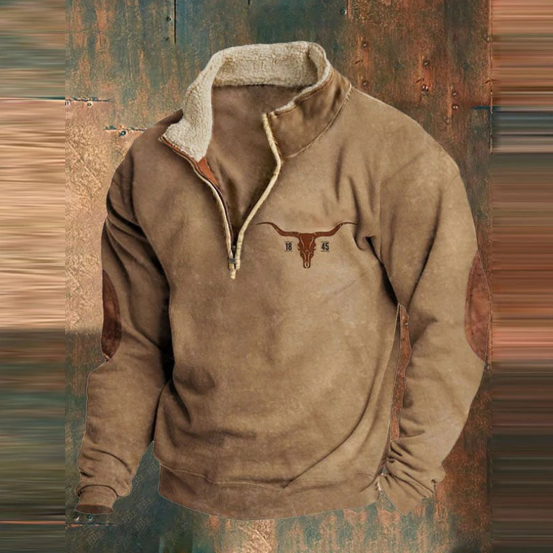  Herren warmer Vintage-Pullover in klassischem Stil für Herbst und Winter